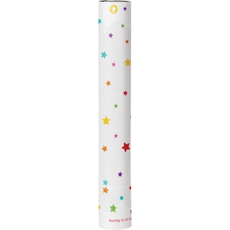 Creative Converting 11.25" x 1.5" Large Confetti Cannon, 6PK 359163